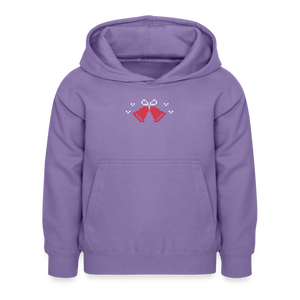 Weihnachten Kuh Moh Ho ho / Kinder Premium Hoodie - Lavendel