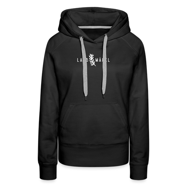 Landmädel / Damen Premium Hoodie - Schwarz