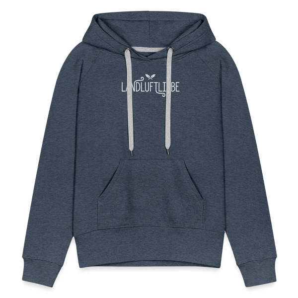 Landluftliebe / Damen Premium Hoodie - Jeansblau