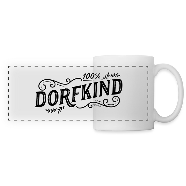 100% Dorfkind / Tasse - Weiß