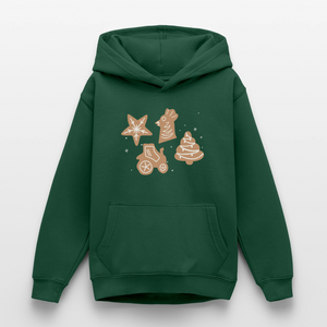 Weihnachtsplätzchen Bauernhof / Teenager Premium Hoodie - Flaschengrün