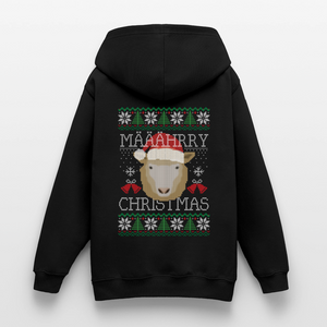 Weihnachten Schaf - Merry Christmas Schaf Mäh / Teenager Premium Hoodie - Schwarz