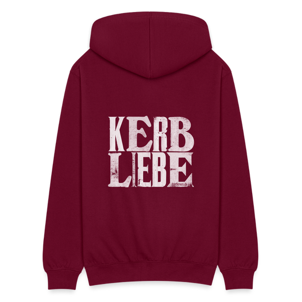 Kerb Liebe / Unisex Kapuzenjacke - Bordeaux