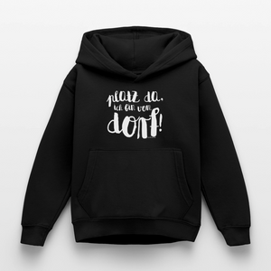 Platz da ich bin vom Dorf / Kinder Premium Hoodie - Schwarz