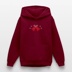 Weihnachten Kuh Moh Ho ho / Teenager Premium Hoodie - Bordeaux
