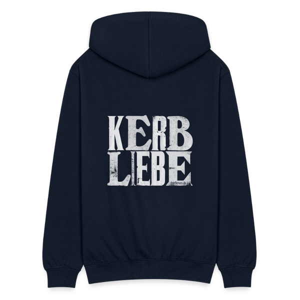 Kerb Liebe / Unisex Kapuzenjacke - Navy