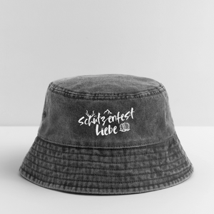 Schützenfest Liebe / Vintage Bucket Hat - Vintage Schwarz