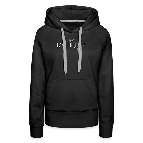 Landluftliebe / Damen Premium Hoodie - Schwarz