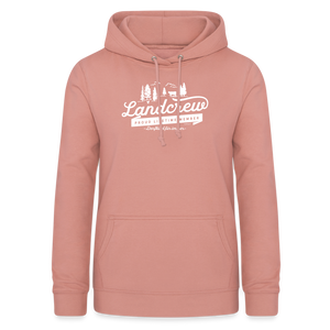 Landcrew / Dorfcrew / Damen Premium Hoodie (Monochrom Edition) - Altrosa