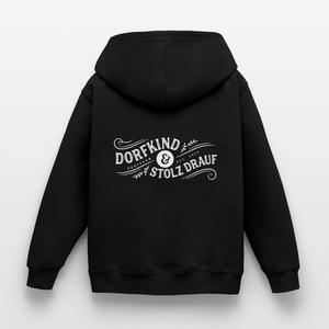 Dorfkind und stolz drauf / Kinder Premium Hoodie - Schwarz