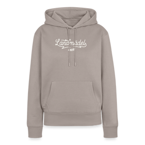 Landmädel / Damen Premium Hoodie - Sonderedition - Taupe