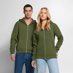 Feld Acker Land und ein Bier in meiner Hand / Männer Premium Kapuzenjacke - Khaki