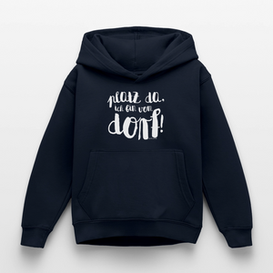 Platz da ich bin vom Dorf / Kinder Premium Hoodie - Navy