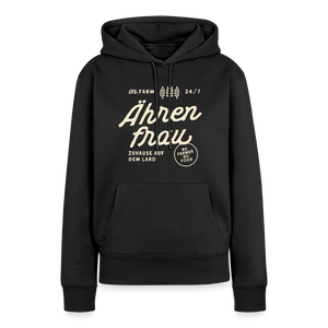 Ährenfrau / Frauen Premium Hoodie - Schwarz