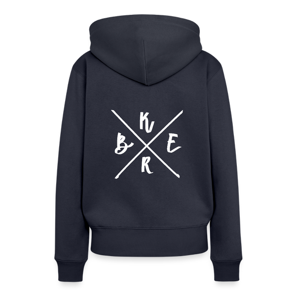 Kerb Badge / Damen Premium Hoodie - Navy