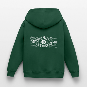Dorfkind und stolz drauf / Kinder Premium Hoodie - Flaschengrün