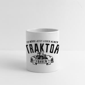 Lieber traktor fahren Tasse - Weiß