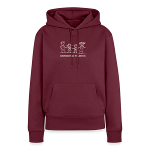 Karins Damenhoodie - Burgunderrot
