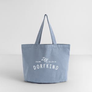 Vintage-Washed Shopper - vintage light blue