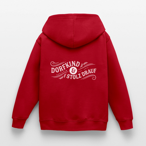 Dorfkind und stolz drauf / Kinder Premium Hoodie - Rot