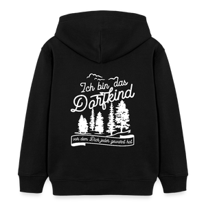 Ich bin das Dorfkind vor dem Dich jeder gewarnt hat / Kinder Organic Hoodie - Schwarz