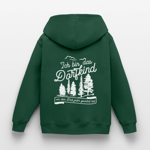 Ich bin das Dorfkind vor dem Dich jeder gewarnt hat / Kinder Premium Hoodie - Flaschengrün