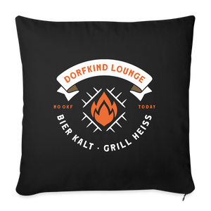 Dorfkind Lounge / Sofakissen mit Füllung - Schwarz