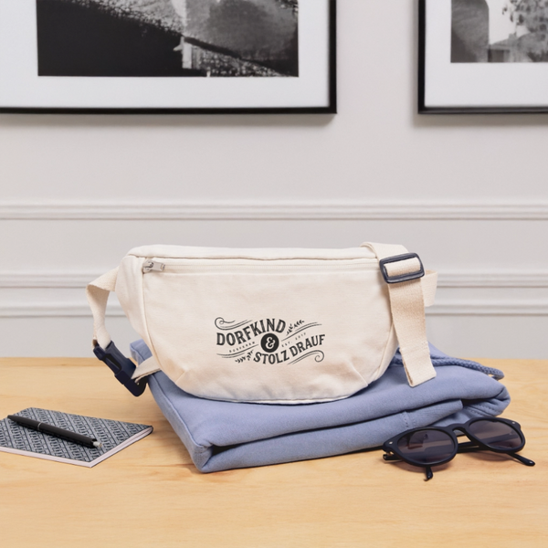 Gürteltasche mit Dorfkind Spruch von Dorfkram®