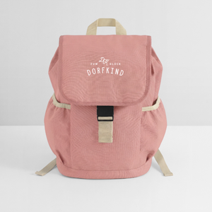 Kinder Recycelter Rucksack - Altrosa
