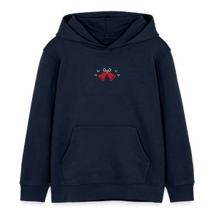 Weihnachtskuh Mo Ho Ho / Kinder Organic Hoodie - Navy