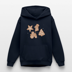 Weihnachtsplätzchen Bauernhof / Teenager Premium Hoodie - Navy