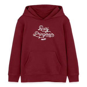Dorf Prinzessin / Kinder Organic Hoodie - Burgunderrot