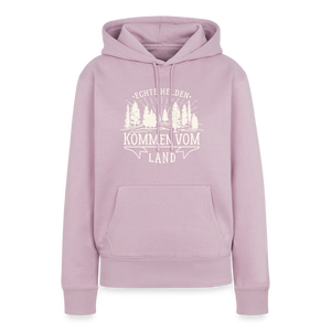 Echte Helden kommen vom Land / Damen Premium Hoodie - Altrosa