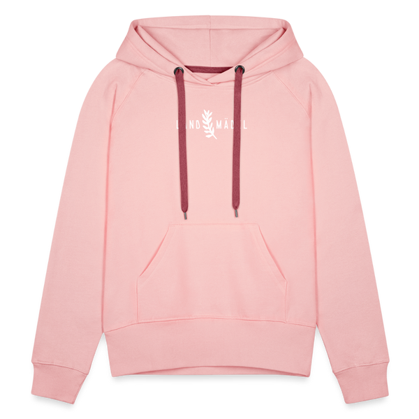 Landmädel / Damen Premium Hoodie - Kristallrosa