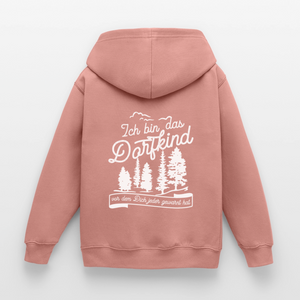 Ich bin das Dorfkind vor dem Dich jeder gewarnt hat / Kinder Premium Hoodie - Altrosa