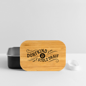 Dorfkind und stolz drauf / Lunch Box - Schwarz