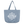 Mehr als ein Dorfkind kann ein Mensche nicht werden /  Shopper Tasche aus recycelter Baumwolle - vintage light blue