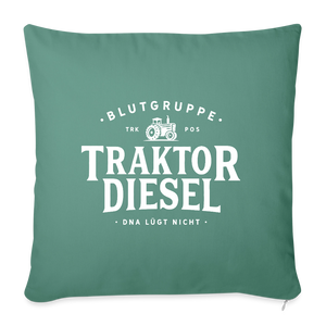 Blutgruppe Traktordiesel / Kissenbezug - Tanngrün