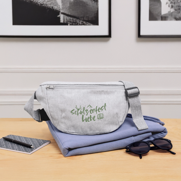 Gürteltasche Orgnic von Dorfkram®. Druck Schützenfestliebe
