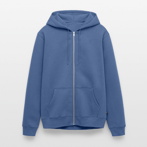 Feld Acker Land und ein Bier in meiner Hand / Männer Premium Kapuzenjacke - Taubenblau