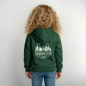 Karins Kinderhoodie - Flaschengrün