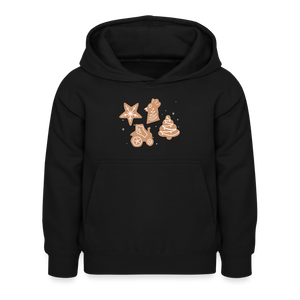 Weihnachtsplätzchen / Kinder Premium Hoodie - Schwarz