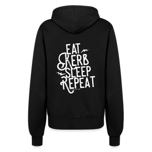 Eat Kerb / Frauen Kapuzenjacke - Schwarz