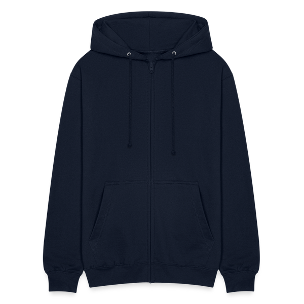 Leg Dich niemals mit einem Dorfkind an / Herren Premium Sweatjacke - Navy