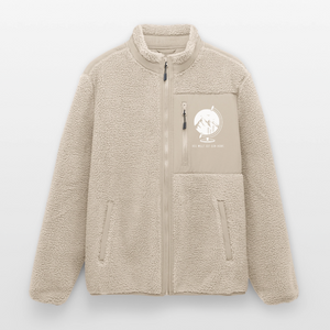 Die Welt ist ein Dorf / Organic Sherpajacke Teddy Fleece - Beige