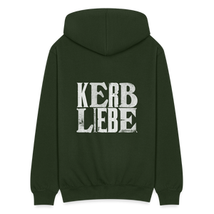 Kerb Liebe / Unisex Kapuzenjacke - Forstgrün 