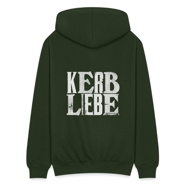 Kerb Liebe / Unisex Kapuzenjacke - Forstgrün 