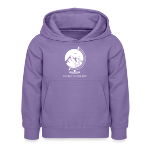 Die Welt ist ein Dorf / Kinder Premium Hoodie - Lavendel