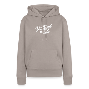 Dorfkind inside / Damen Premium Hoodie - Taupe