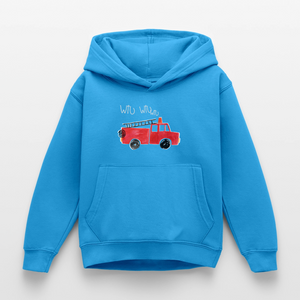 Feuerwehrauto / Kinder Premium Hoodie - Meeresblau